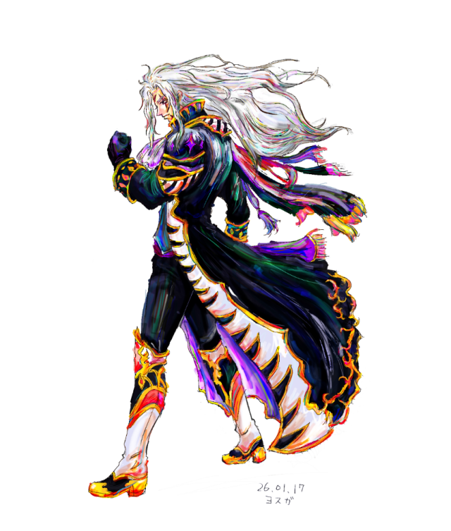 FF6 セッツァー｜作品詳細｜ILLUST DAYS シンプルイラストポートフォリオ