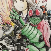 仮面ライダー タグ作品 Illustdays シンプルイラストポートフォリオ