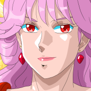 Theかぼちゃワイン　朝丘夏美（エル）背景付きセル画 Theかぼちゃワイン 朝丘夏美（エル）背景付きセル画